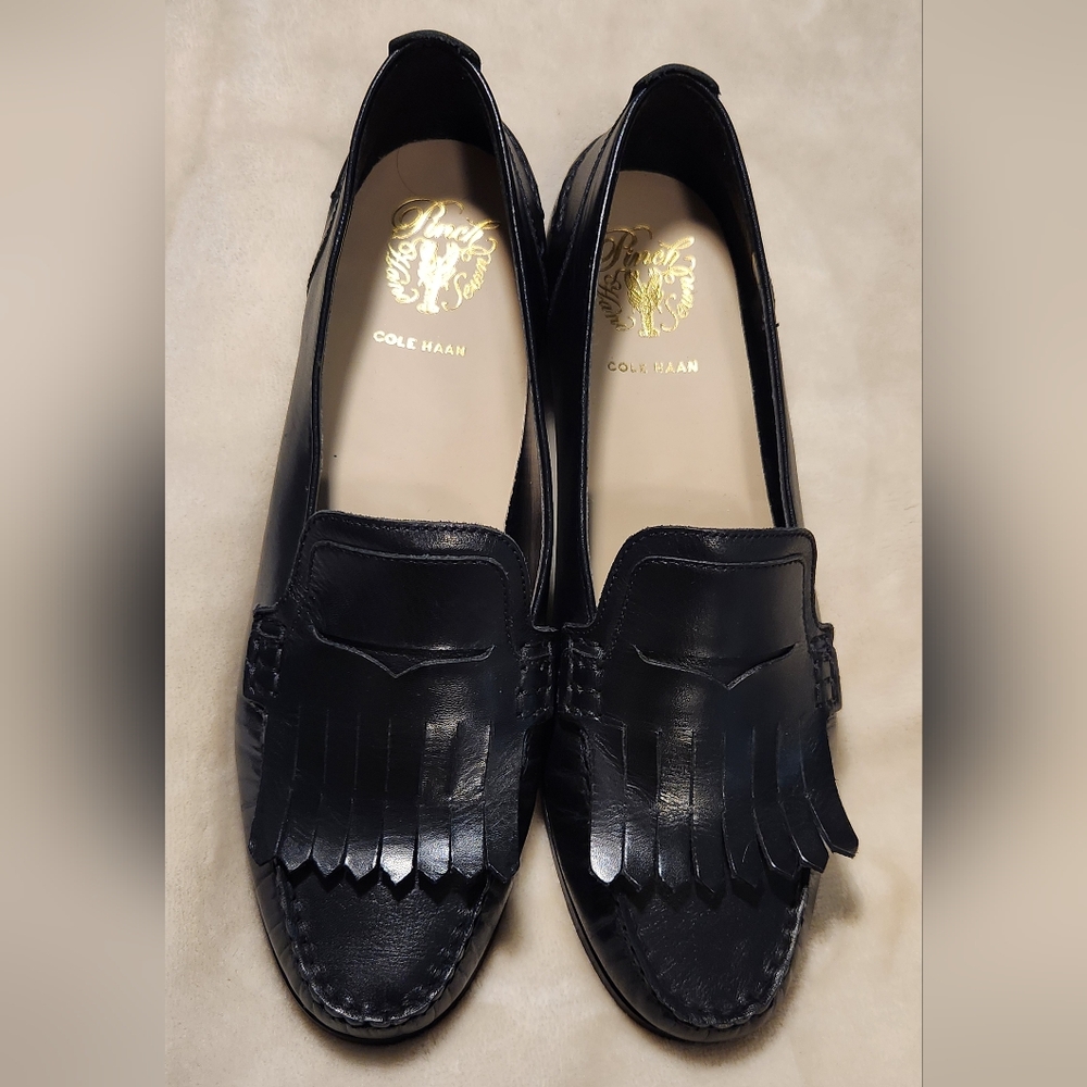 Cole Haan Wmns Stassi Fringed Penny Loafer